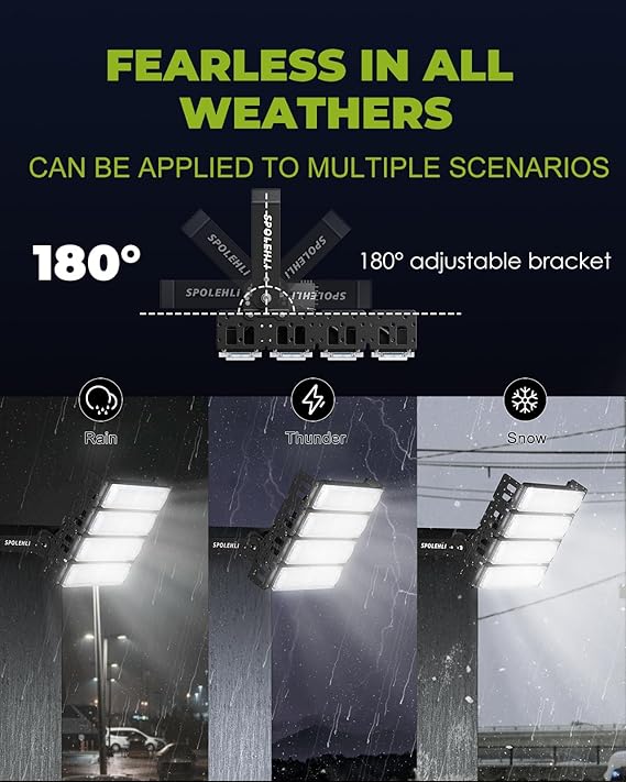 LED Parking Lot Lights Outdoor - 200W 30000lm UL Listed - 𝐁𝐥𝐚𝐜𝐤 5000K Adjustable Wall Mount Parking Lot Light Pole Dusk to Dawn - 1-10V Dim Security lights for Yard Street Court Driveway Roadways