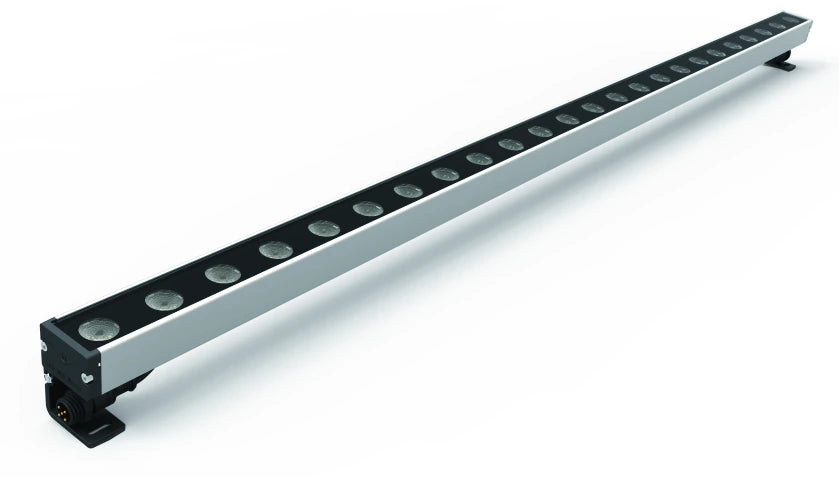 MY-3928 catalogue wall-washing light showing its linear housing, row of optics and mounting brackets